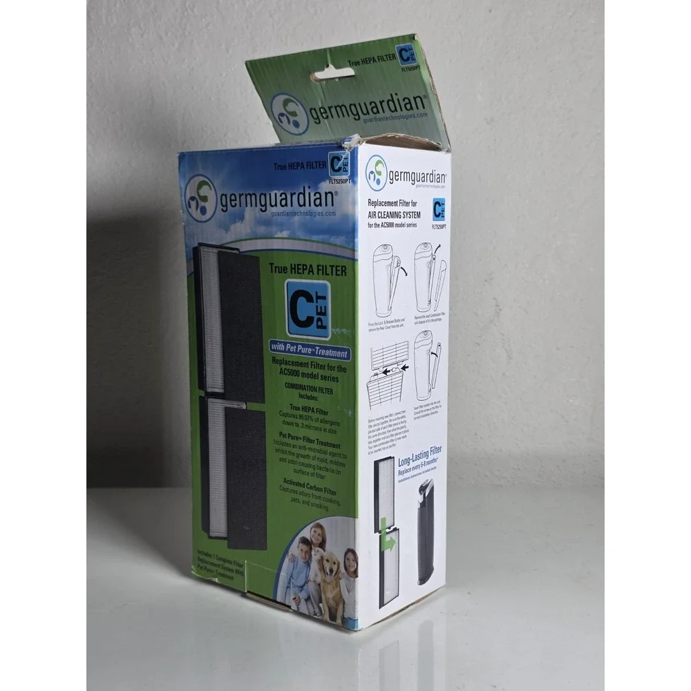 GermGuardian Filter B Pet Pure HEPA Genuine Air Purifier Replacement Filter NIB